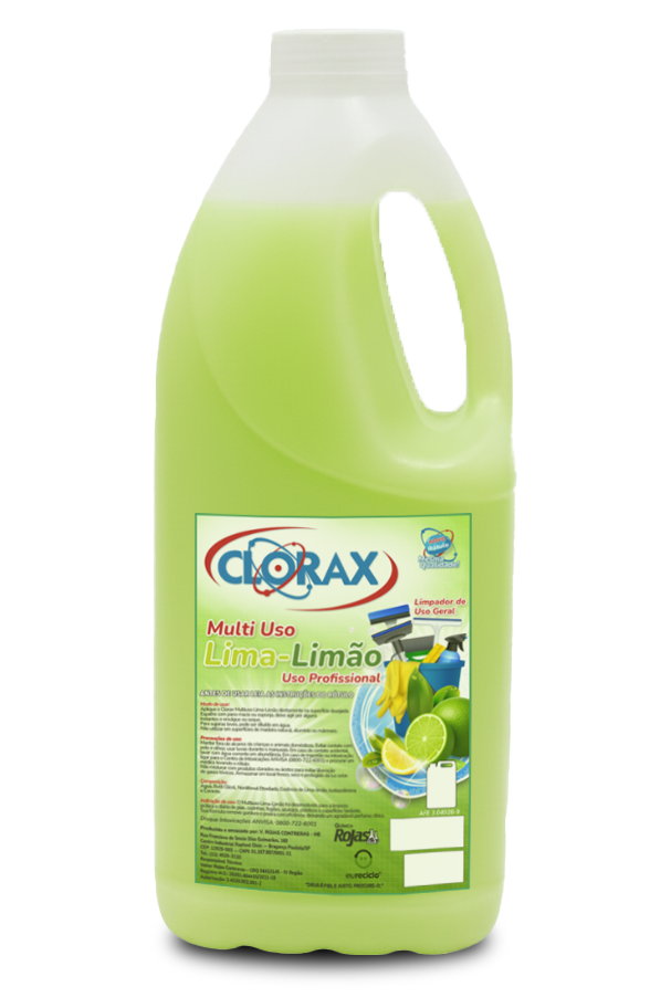 Garrafa de 2L do produto Multiuso Lima Limão